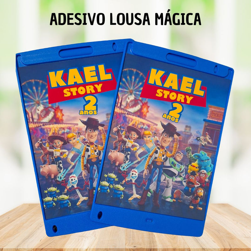 KIT COM 10 Adesivos Para Lousa Mágica, frente e verso