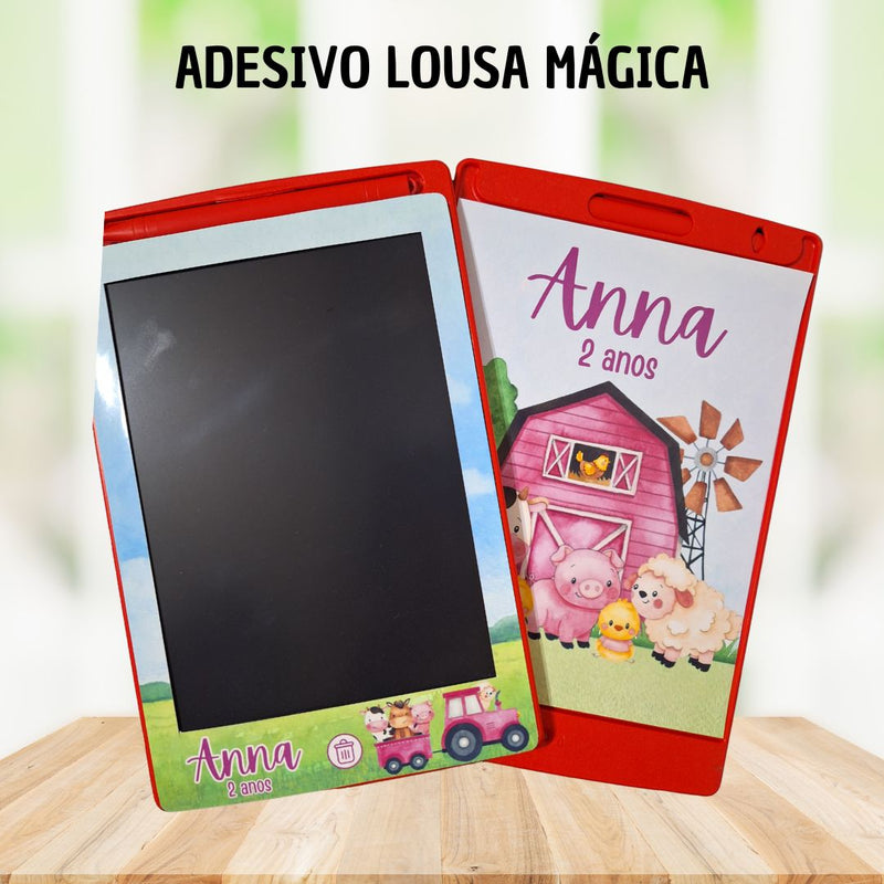 KIT COM 10 Adesivos Para Lousa Mágica, frente e verso