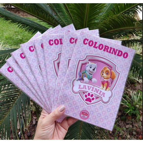 LIVRINHO DE COLORIR PERSONALIZADO LEMBRANCINHA